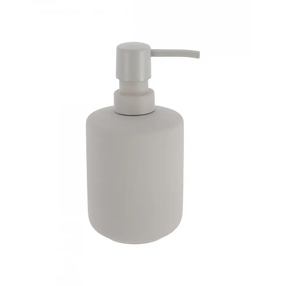 Dispenser γκρι ανοιχτό stoneware 400ml/7,8x16,3cm