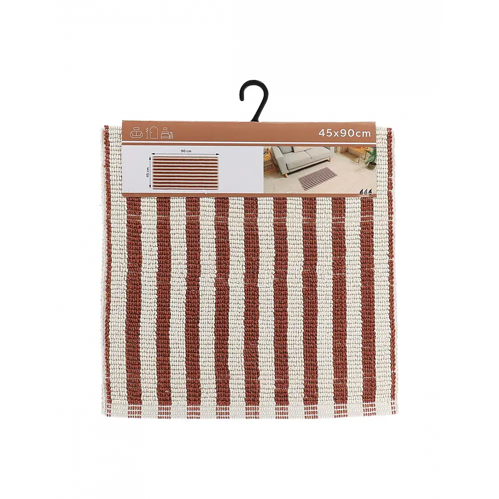 xαλάκι μπάνιου  MOCHA STRIPES  45x90cm