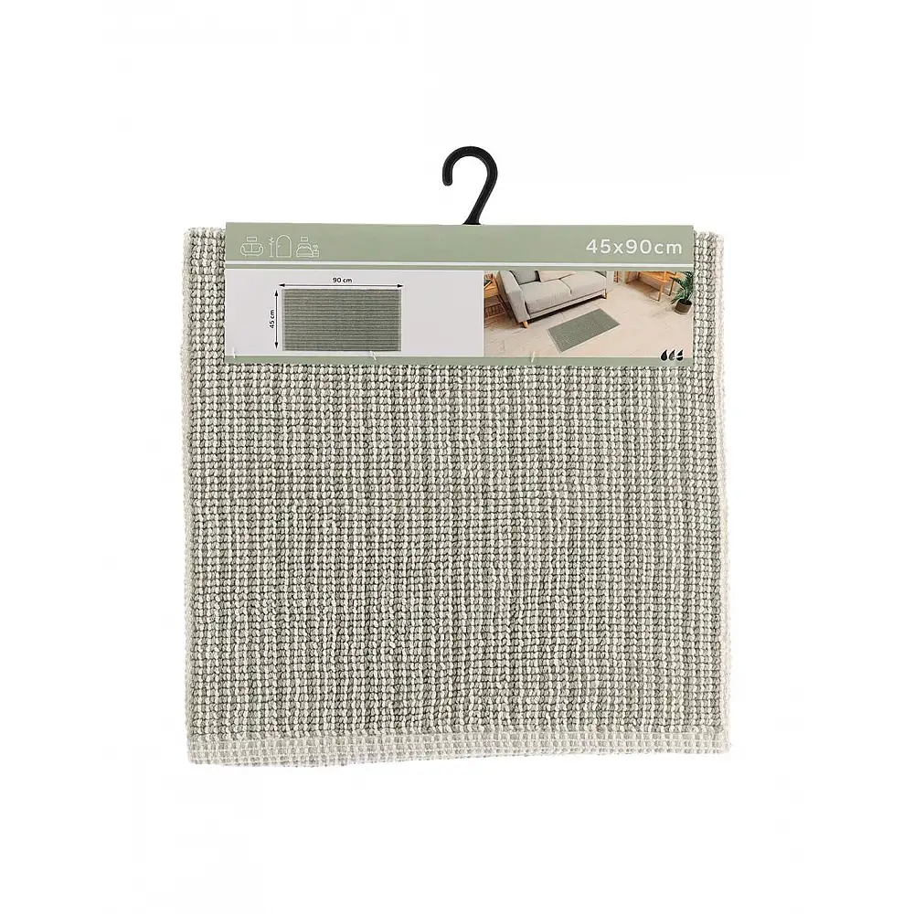 xαλάκι μπάνιου  GREEN STRIPES   45x90cm