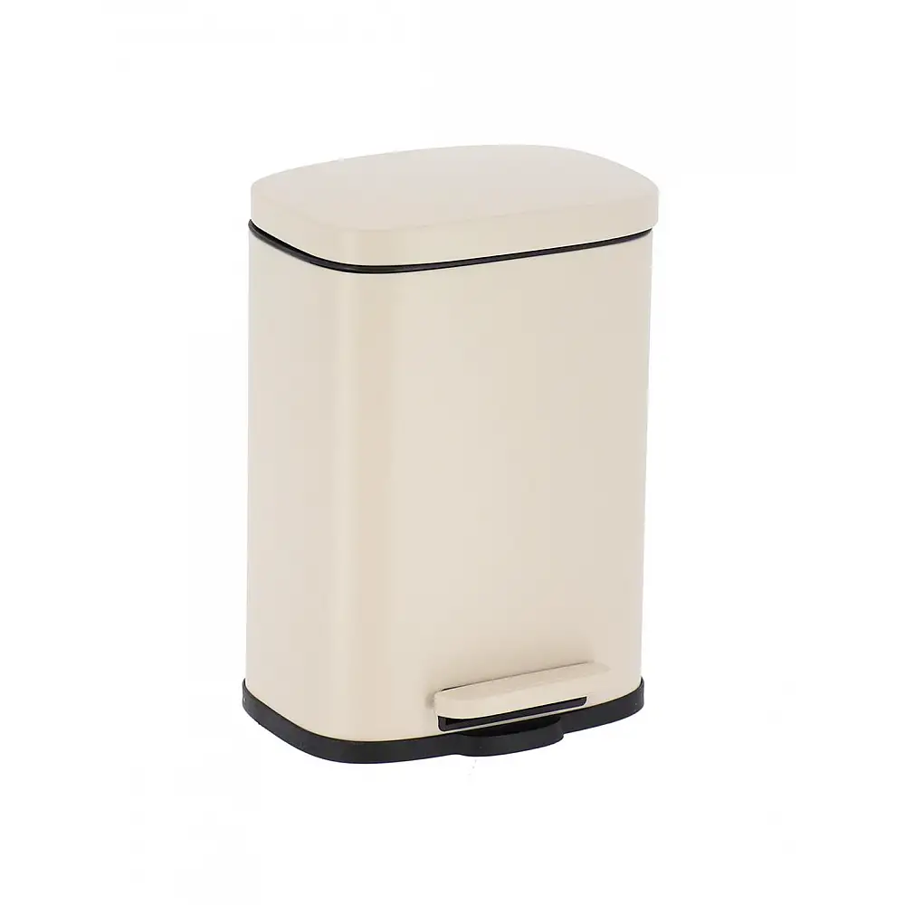 Κάδος απορριμάτων εκρού soft close 5L/21x18,5x29,5cm