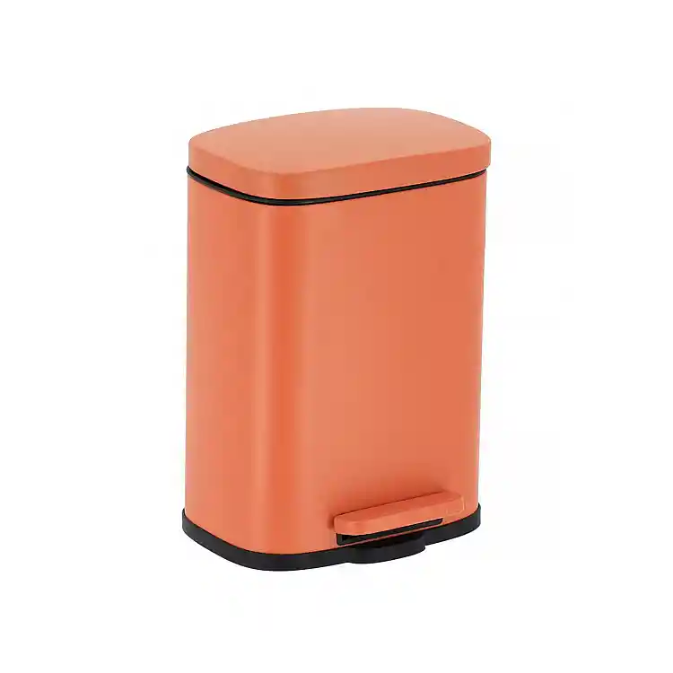 Κάδος απορριμάτων πορτοκαλίαλί soft close 5L/21x18,5x29,5cm