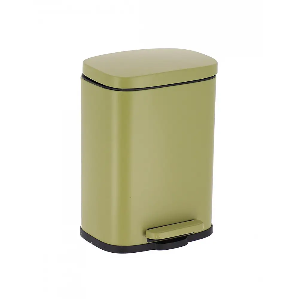 Κάδος απορριμάτων πράσινος soft close 5L/21x18,5x29,5cm