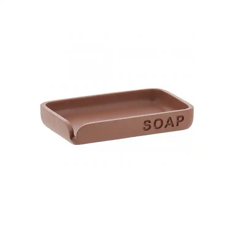 Σαπουνοθήκη polyresin Mocha 13x9x2cm