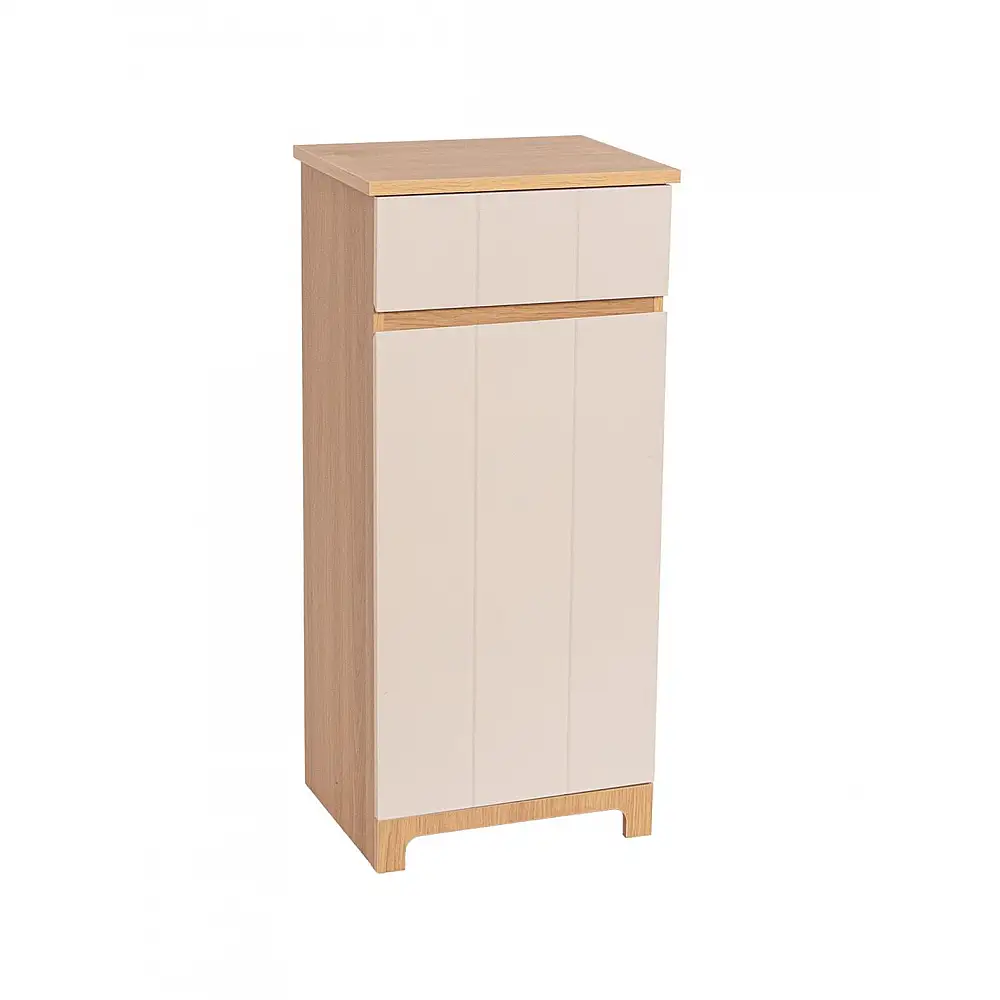 Ντουλάπι με συρτάρι mdf εκρού 38x30x83cm