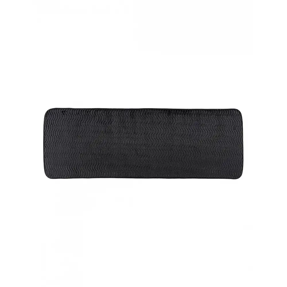 Πατάκι τουαλέτας  WAVE EFFECT  μαύρο 120x40cm