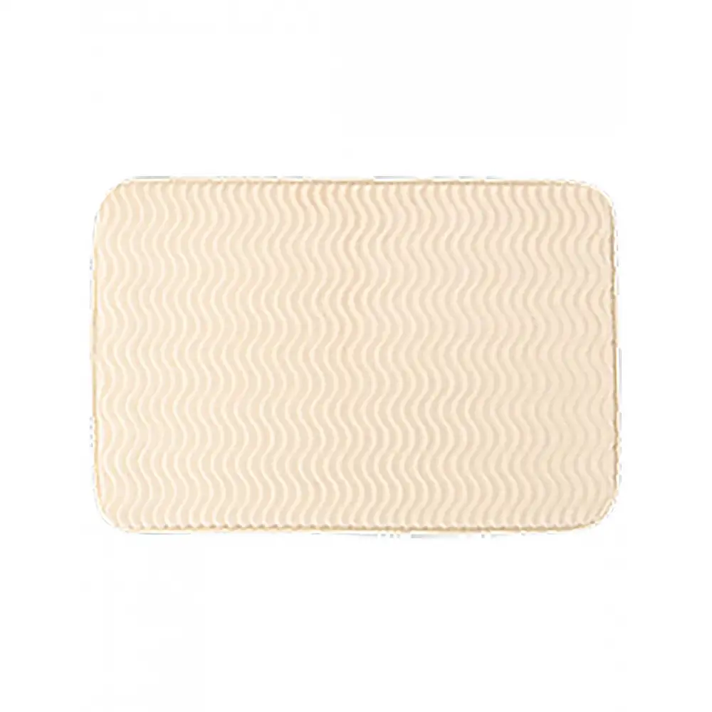 Πατάκι τουαλέτας  WAVE EFFECT  μπεζ 60x40cm
