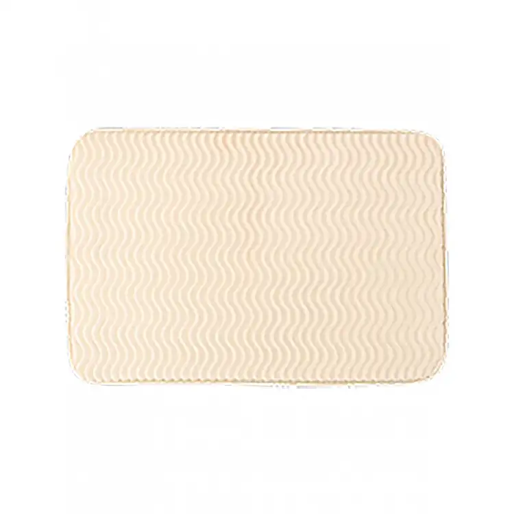 Πατάκι τουαλέτας  WAVE EFFECT  μπεζ 60x40cm