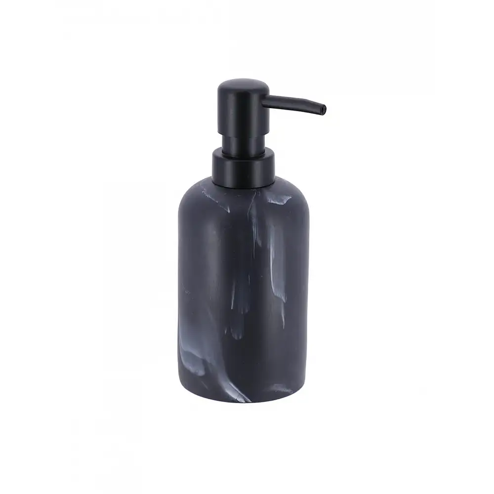 Dispenser marble μαύρο 300ml/7,3x17,5cm