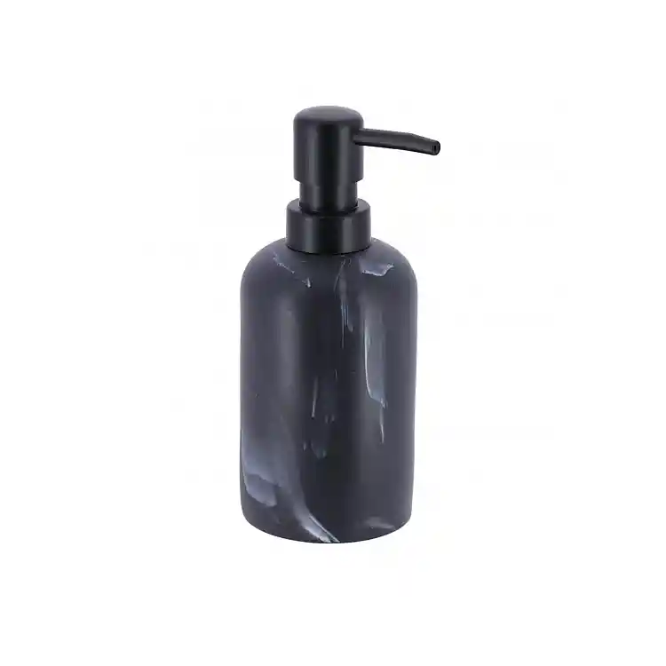 Dispenser marble μαύρο 300ml/7,3x17,5cm