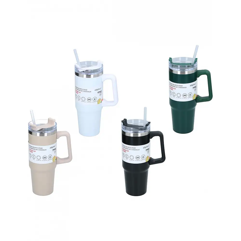 Ποτήρι θερμός 4χρώματα 900ml/13,5x29,8cm