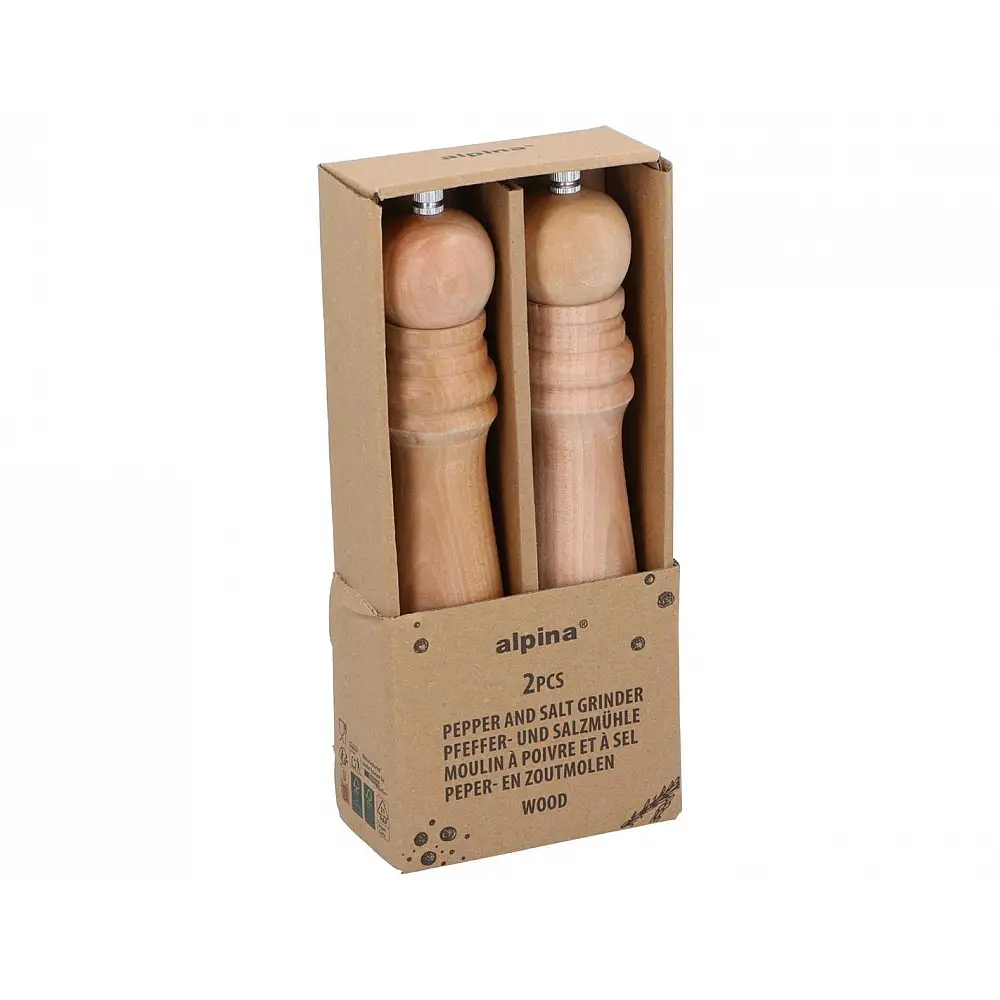 Αλατοπίπερο bamboo/set2 H 25cm
