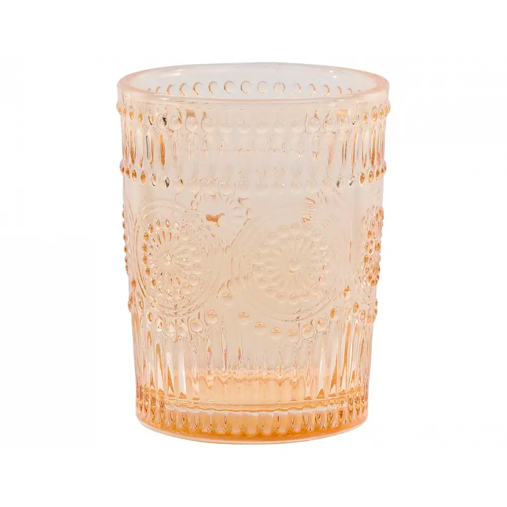 Ποτήρι νερού πορτοκαλίαλί s/4 κλασικό 240ml/7,8x10cm