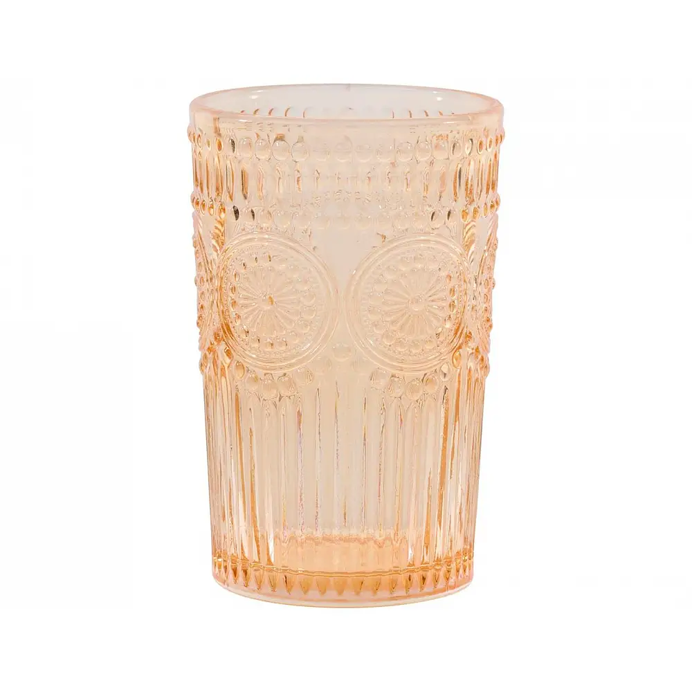 Ποτήρι νερού πορτοκαλίαλί s/4 κλασικό 360ml/7,8x12,6cm