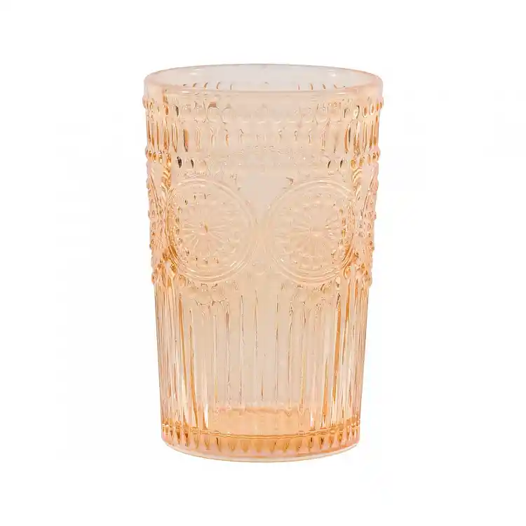 Ποτήρι νερού πορτοκαλίαλί s/4 κλασικό 360ml/7,8x12,6cm
