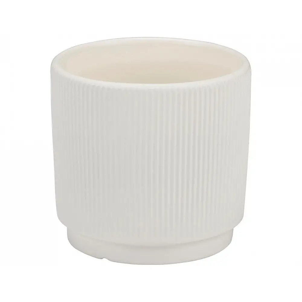 Κασπώ κεραμικό λευκό 12x11cm