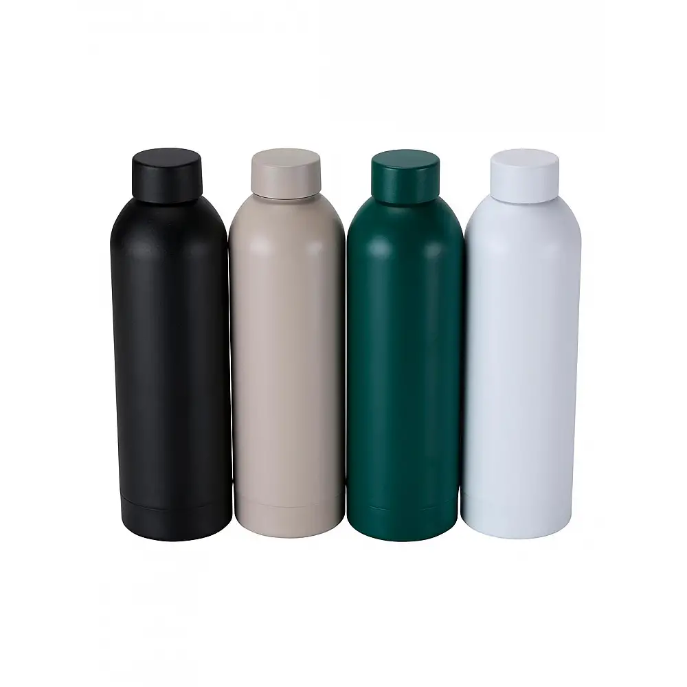 Μπουκάλι θερμός 4χρώματα 600ml/7x24cm