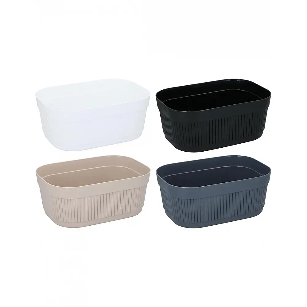 Καλάθι πλαστικό 4χρώματα 36 x 26 x 15cm