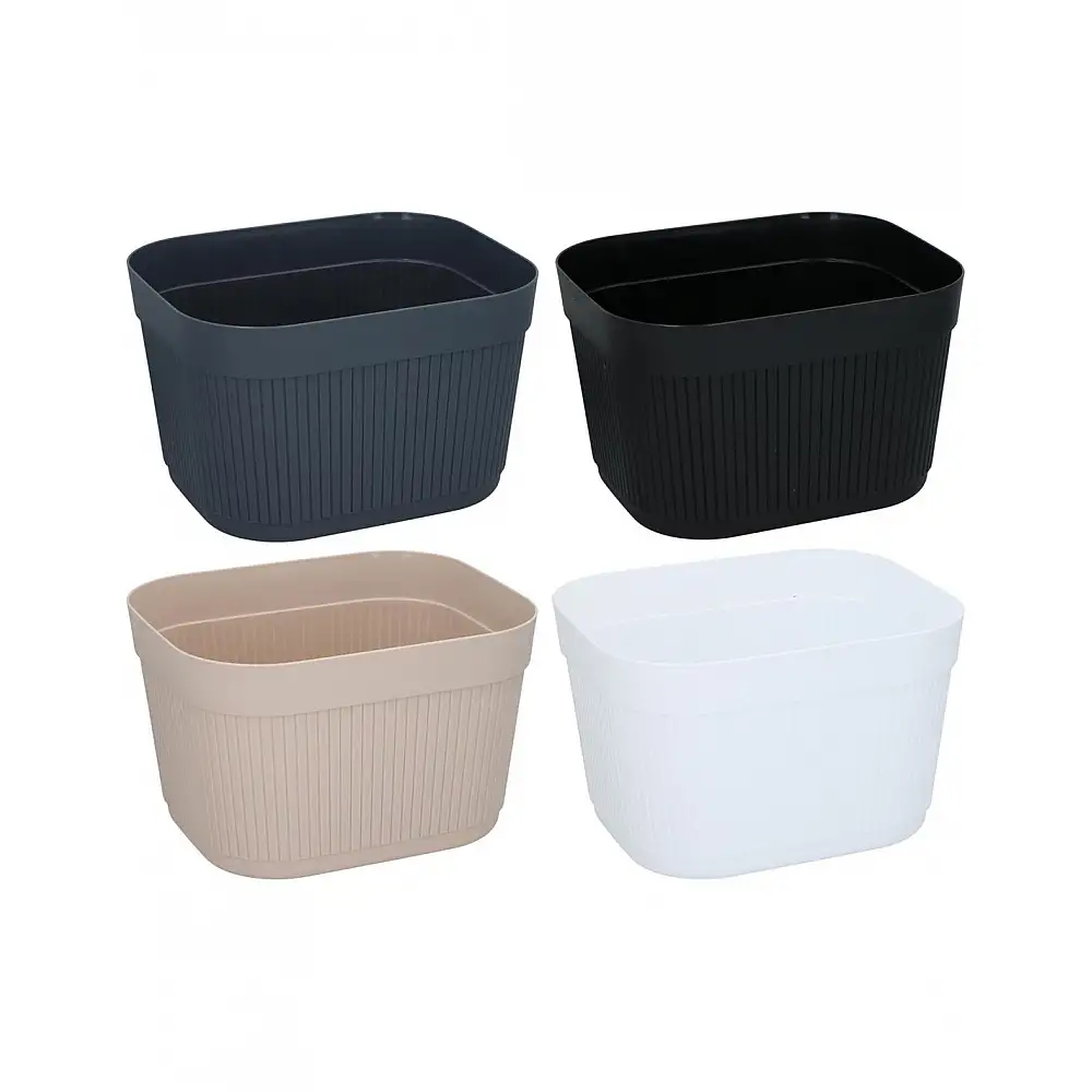 Καλάθι πλαστικό 4χρώματα  29,3 x 34,9 x 22cm