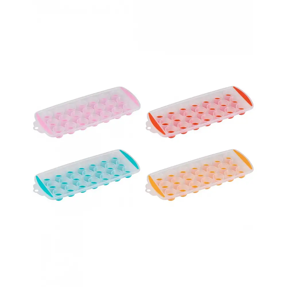 Παγοθήκη πλαστικό 21 θέσεις /4χρώματα 29x12x3cm