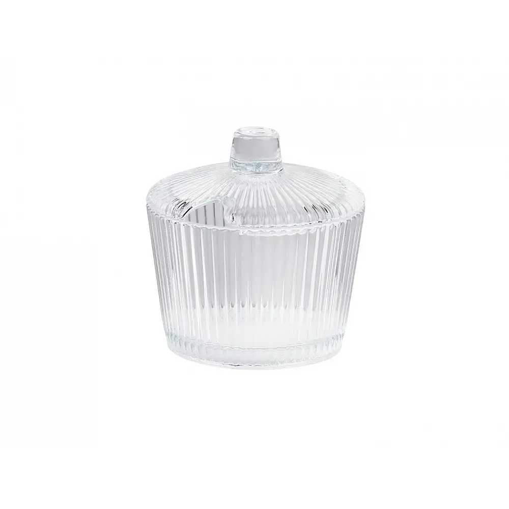 Ζαχαριέρα γυάλινη διάφανη 200ml/8,5x9,1cm