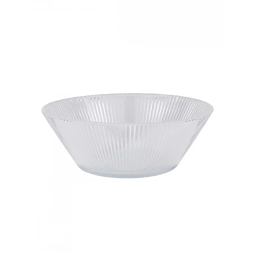 Σαλατιέρα γυάλινη διάφανη 1500ml/22x8cm