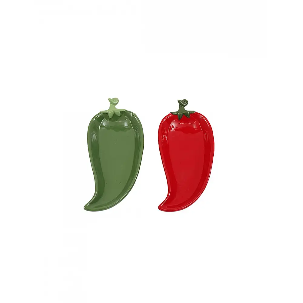 Πιατέλα  CHILLI  2χρώματα 22x10cm