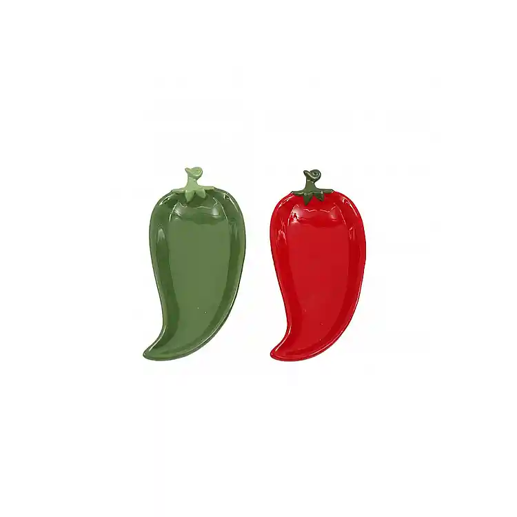 Πιατέλα  CHILLI  2χρώματα 22x10cm