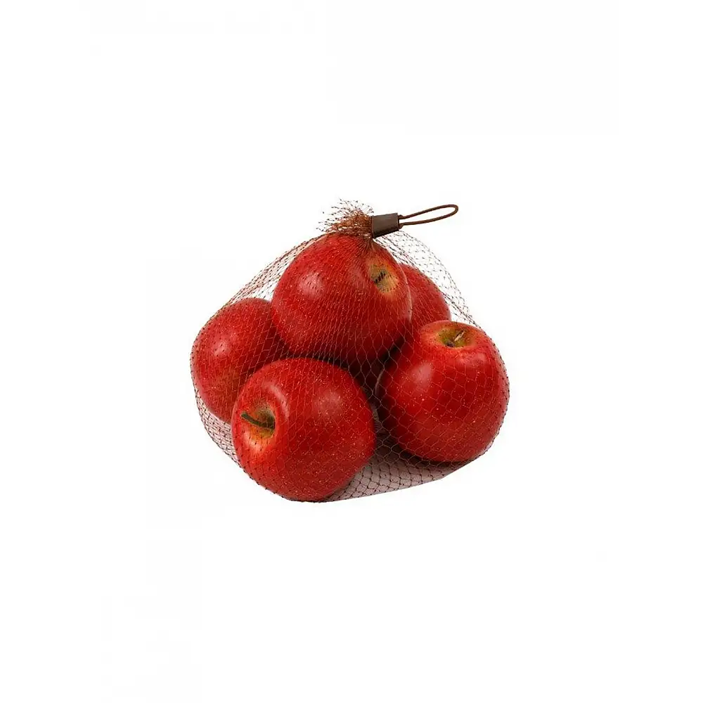 Μήλα κόκκινονα σετ 5τμχ σε δυχτάκι 15x14cm
