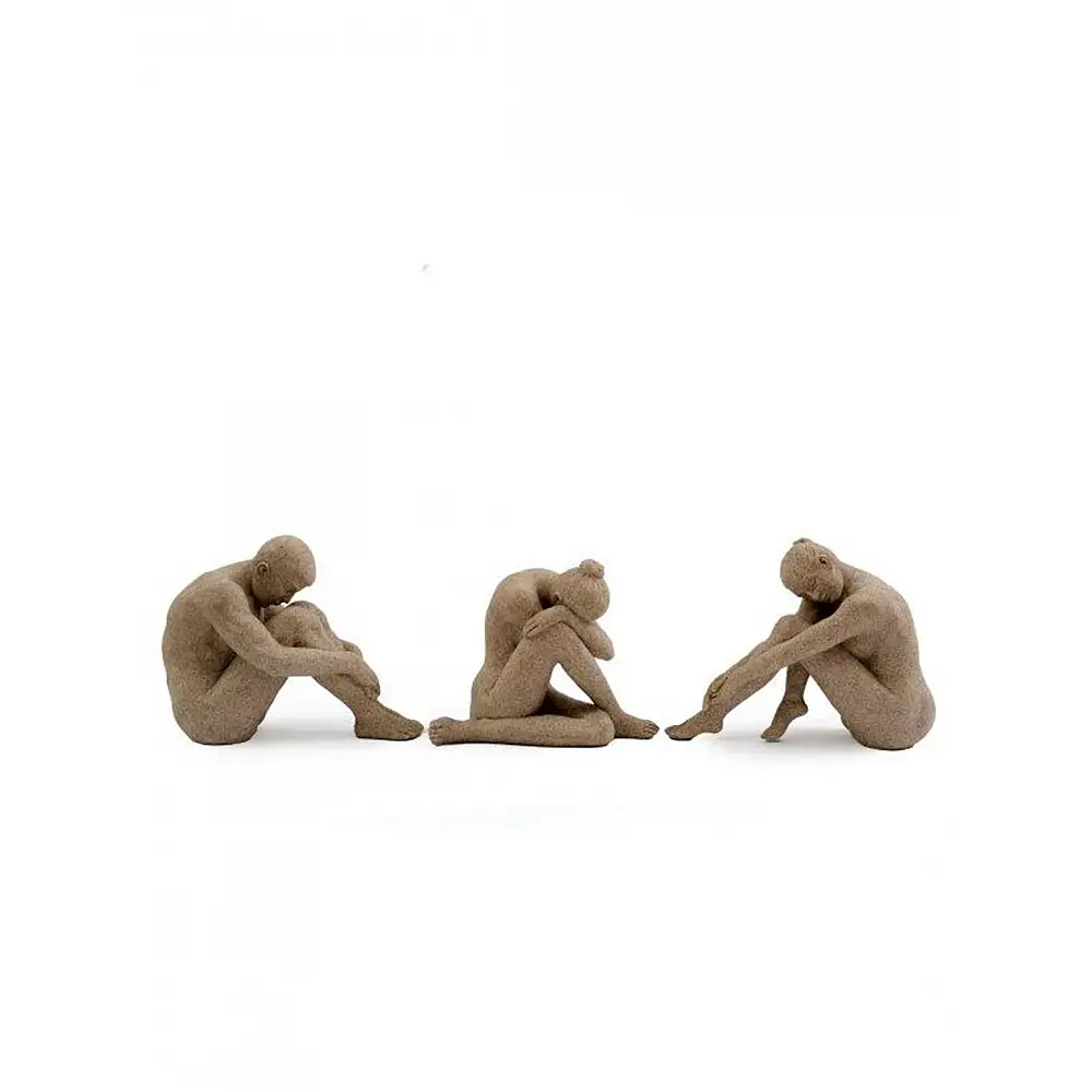 Φιγούρες ανθρώπινες καθιστές/3σχέδια 20X8X15cm
