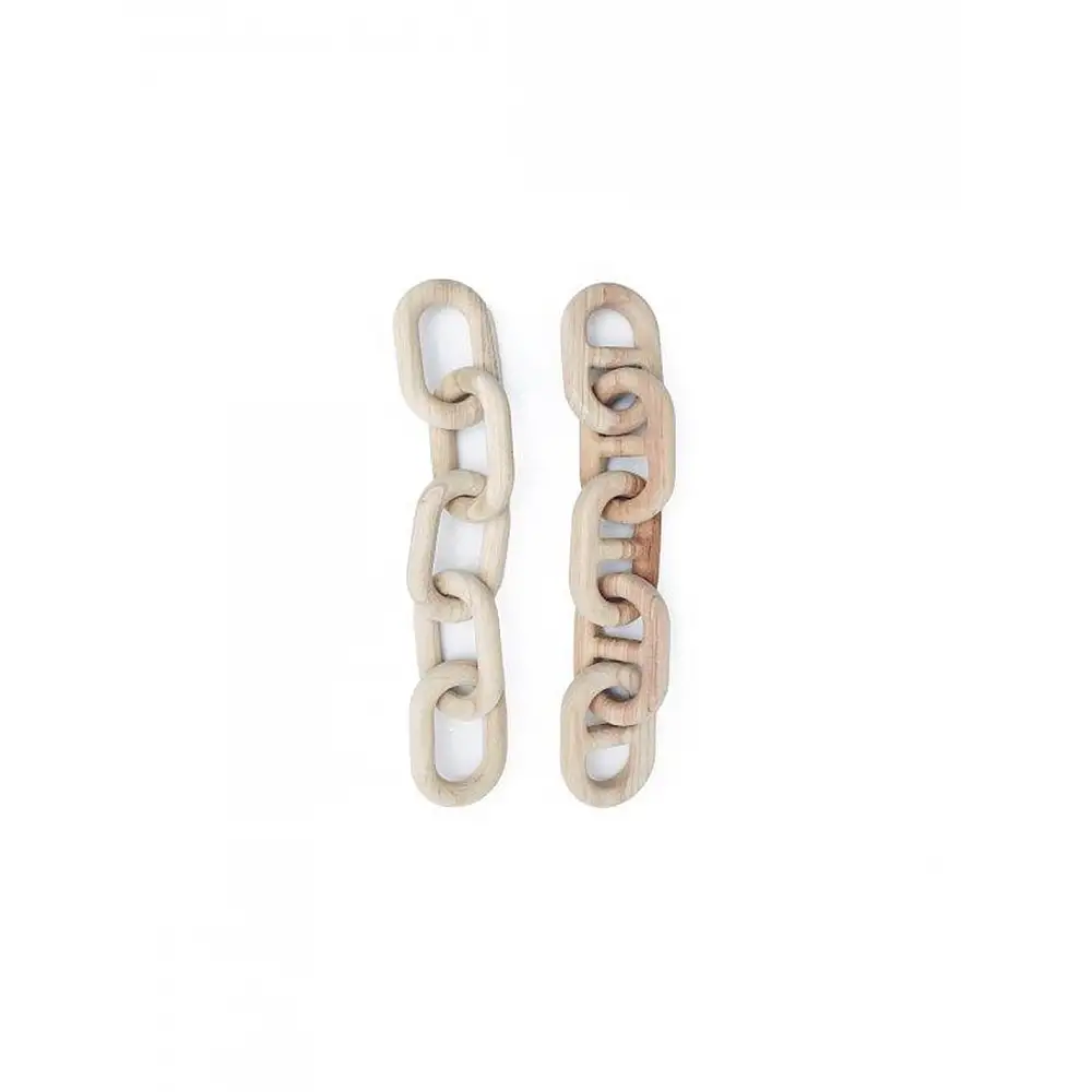 Αλυσίδα ξύλινη 2χρώματα 54X10X6. 5cm