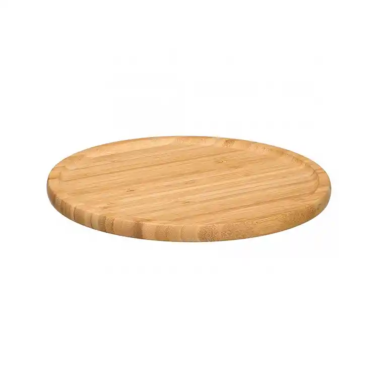 Πιάτο στρογγυλό bamboo φυσικό Φ26cm