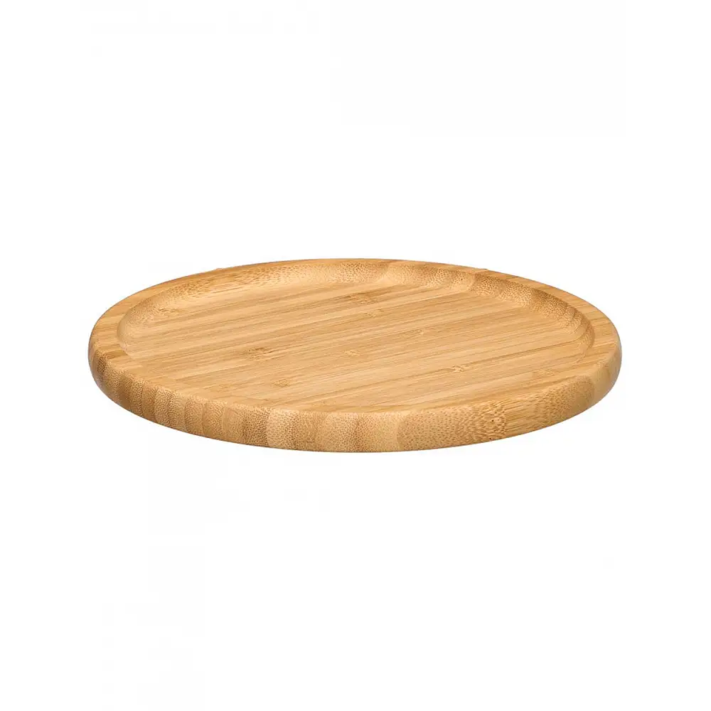 Πιάτο στρογγυλό bamboo φυσικό Φ20cm