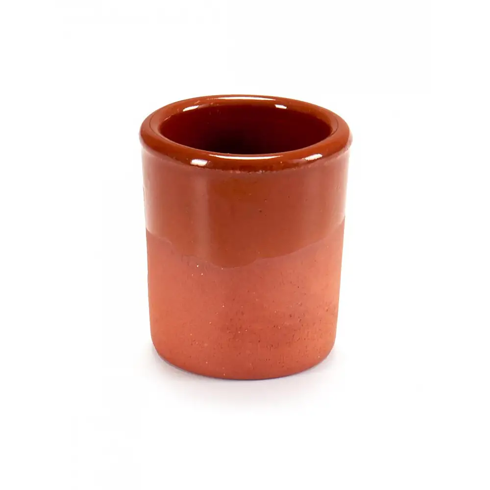 Ποτήρι Κεραμικό  terracotta 50ml/Φ5x5,5cm