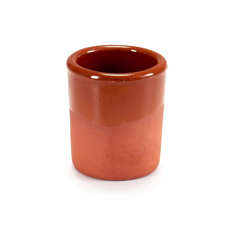 Ποτήρι Κεραμικό  terracotta 50ml/Φ5x5,5cm
