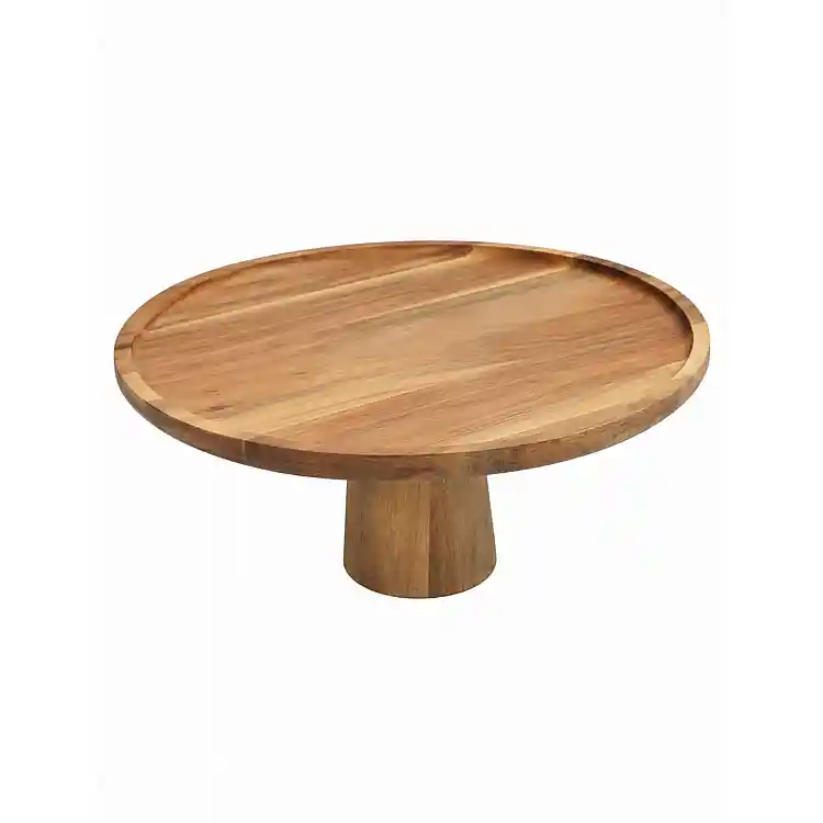 Τουρτιέρα ξύλινη με πόδι 30x13cm