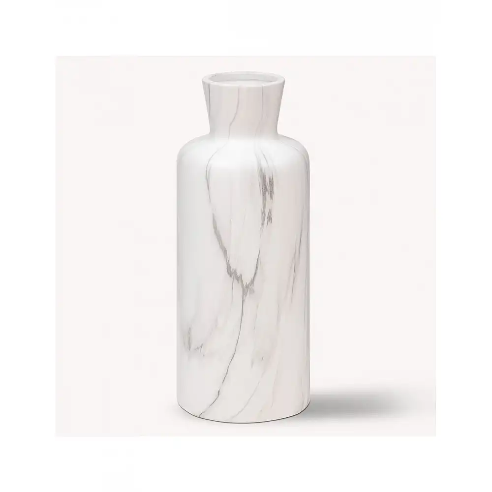 Βάζο marble effect Φ12 x 30 cm