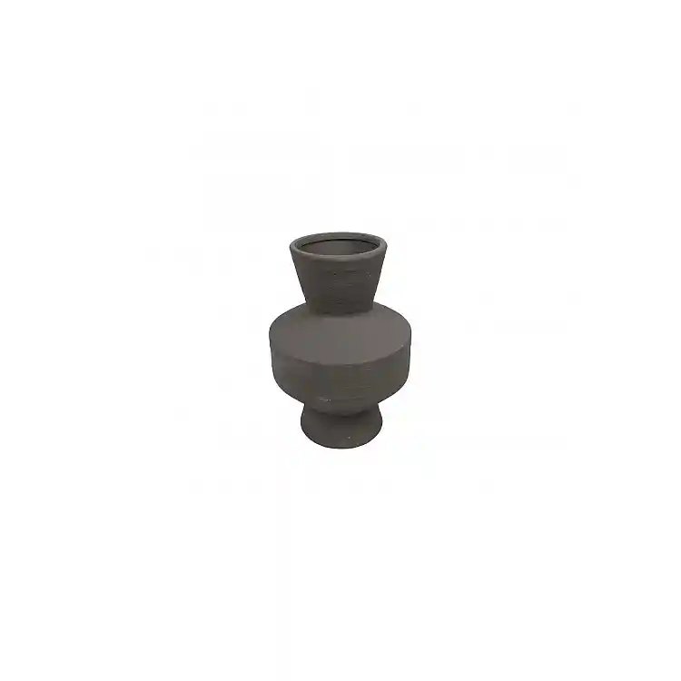 Βάζο κεραμικό γκρι 23,5x33,5