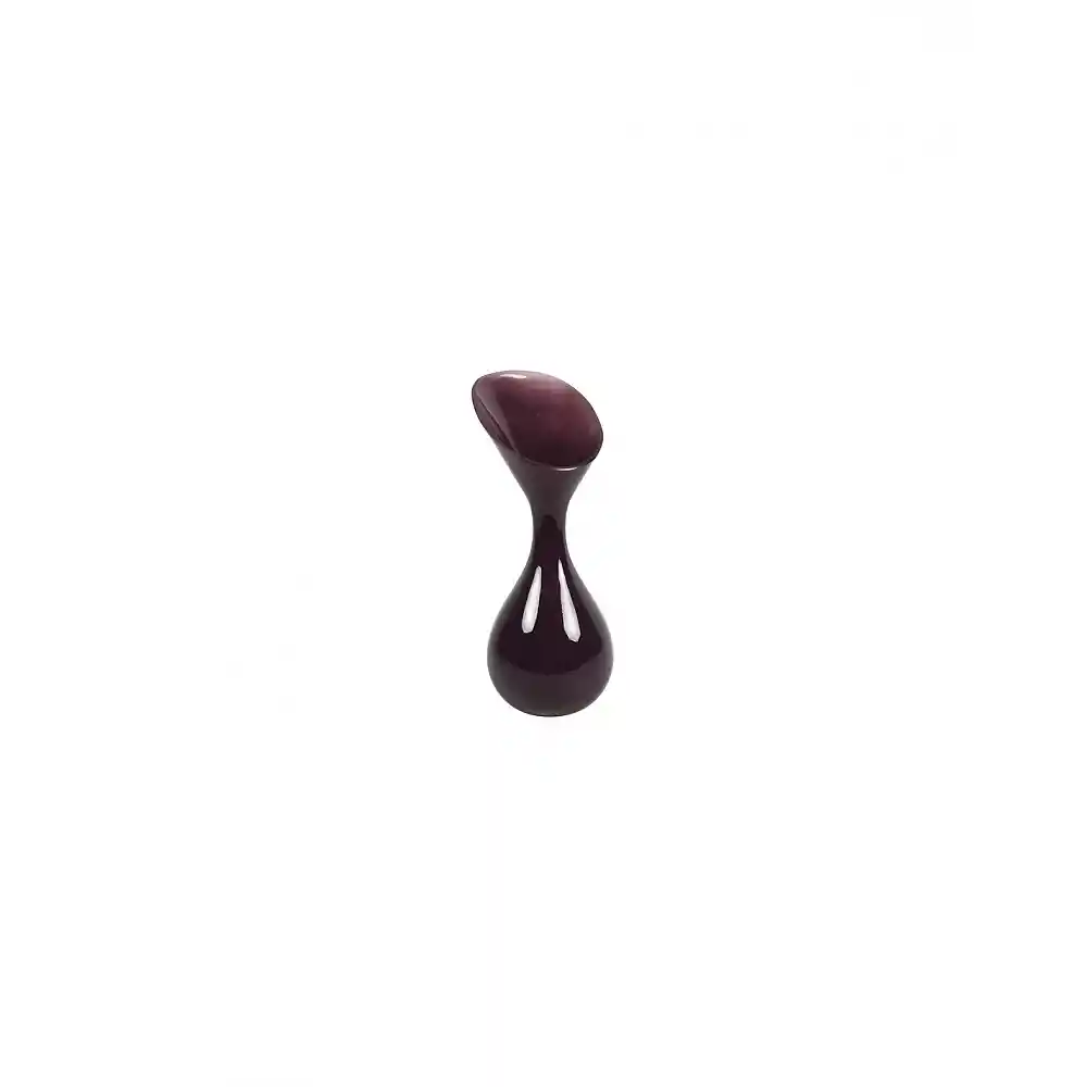 Βάζο γυάλινο μωβ Rosalia 20x43