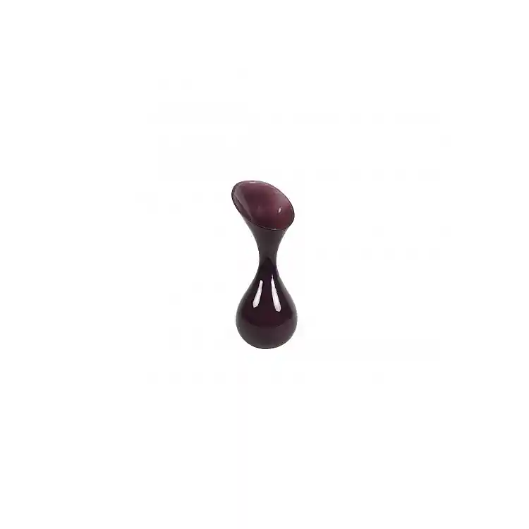 Βάζο γυάλινο μωβ Rosalia 16x34