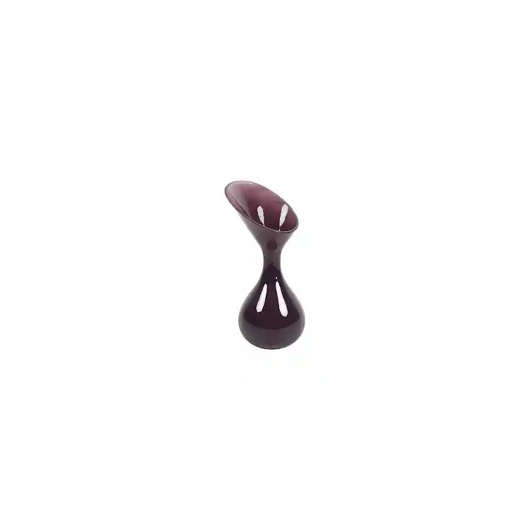 Βάζο γυάλινο μωβ Rosalia 12x25