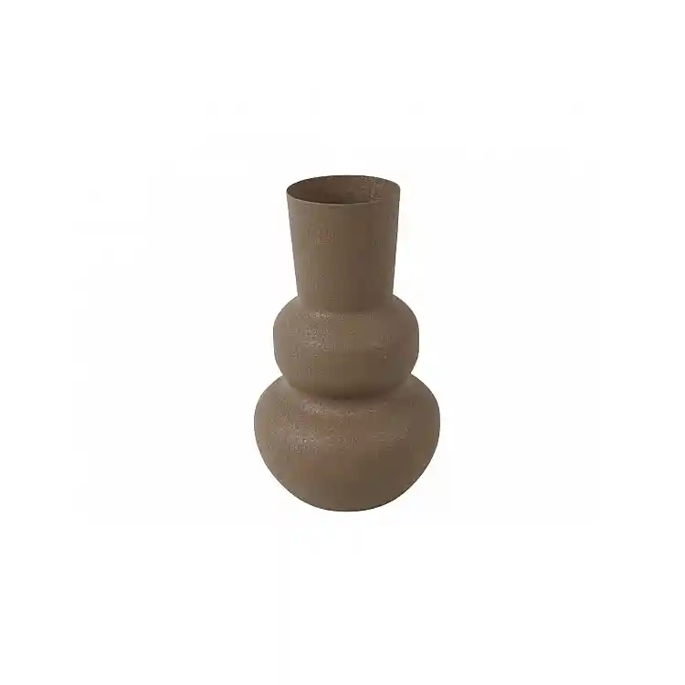 Βάζο μεταλλικό καφέ 16x30,5