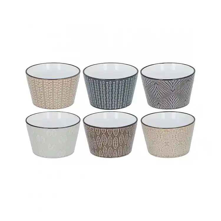 Μπώλ κεραμικο 6χρώματα 520ml/13 x 8,3 cm