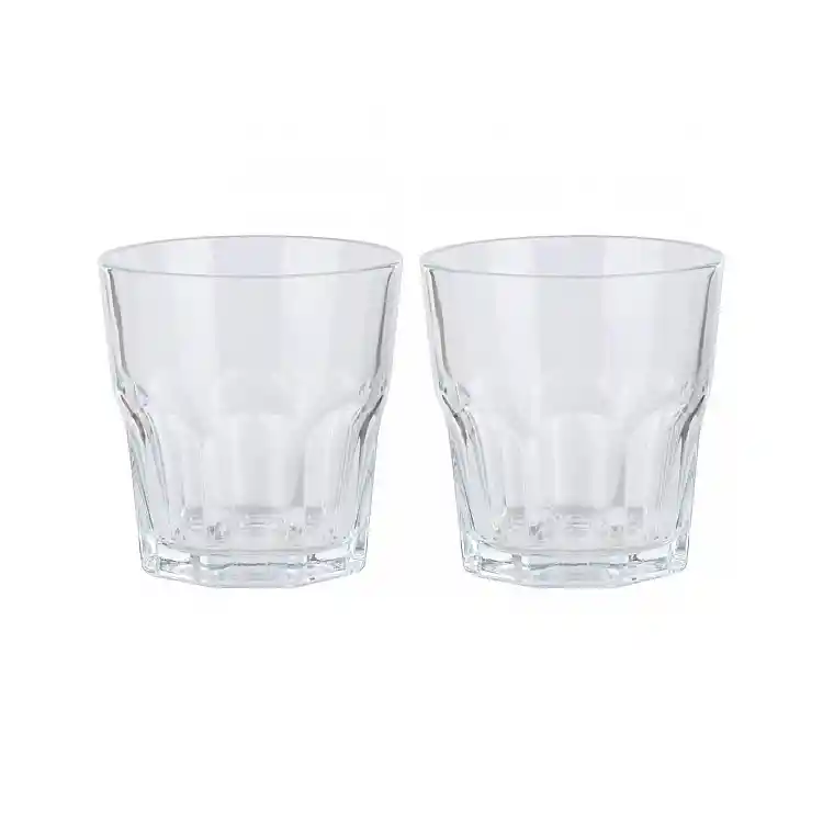 Ποτήρι γυάλινο 250ml/set 2pcs