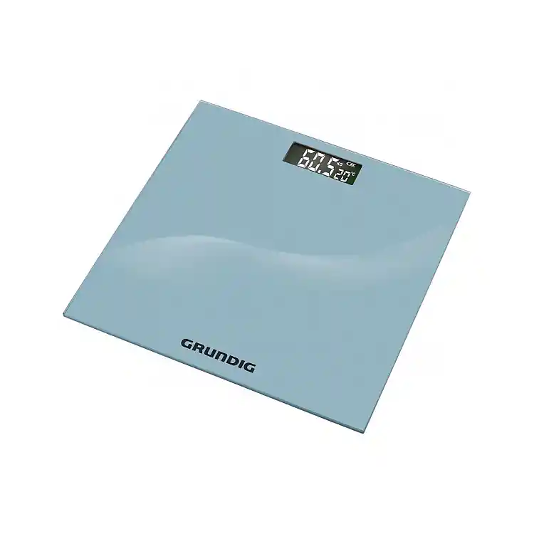 Ζυγαριά ηλεκτρονική 180kg ασημί 28x28cm