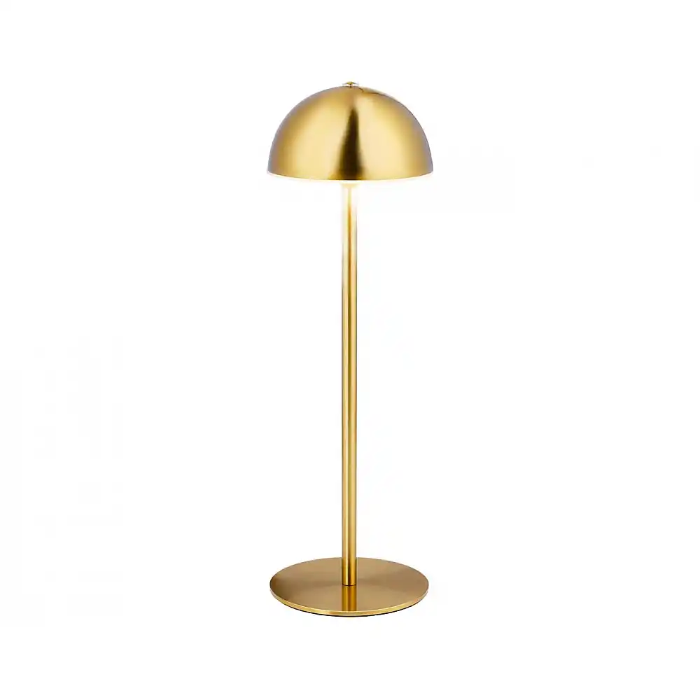 Λάμπα LED χρυσή μεταλλική 10x10x31,5cm