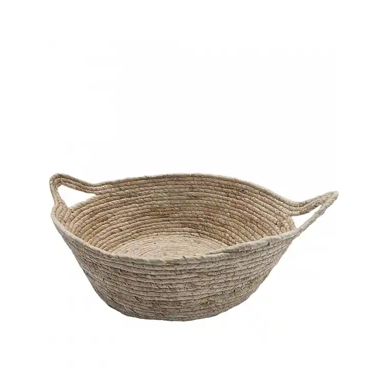 Καλάθι πιατέλα ψάθινη φυσικό 39x14