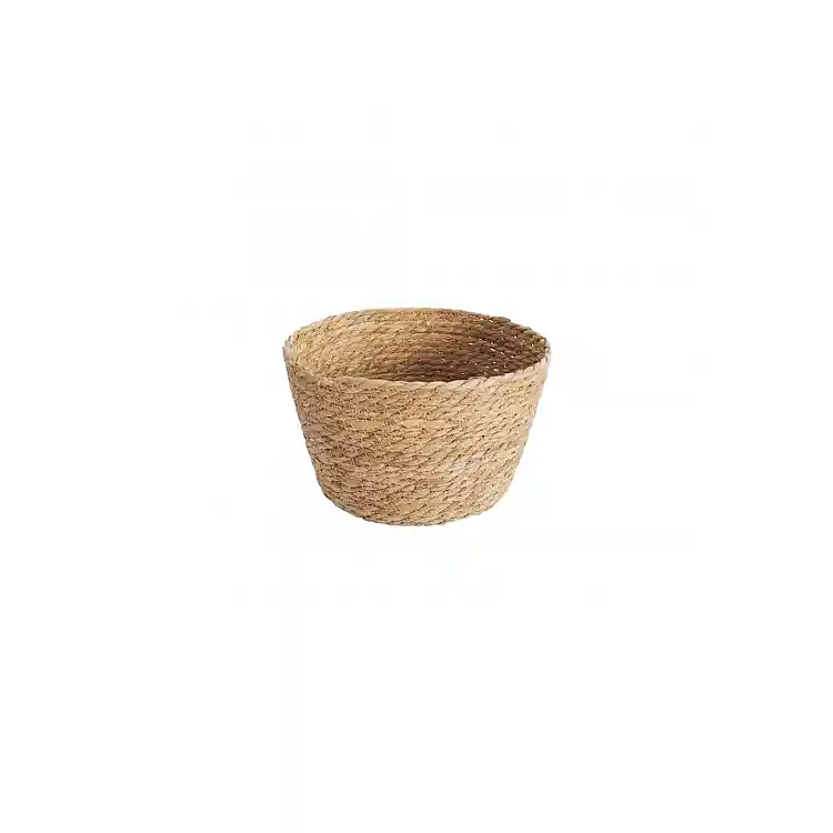 Καλάθι ψάθινο φυσικό Φ27Η16,5cm
