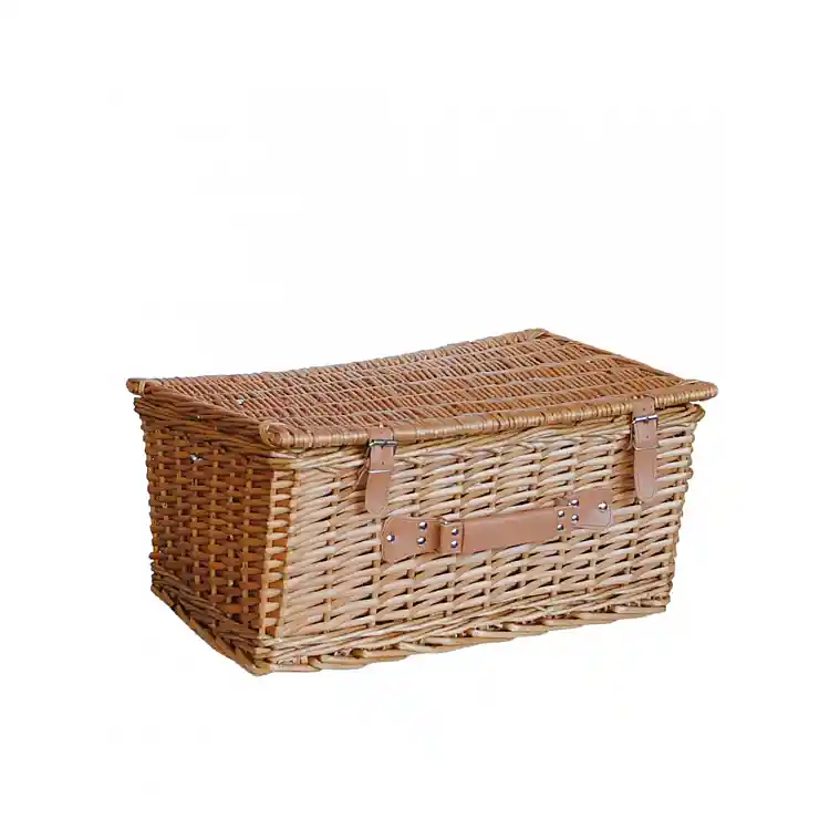 Καλάθι ψάθινο φυσικό ΠΙΚ ΝΙΚ 51x35x25