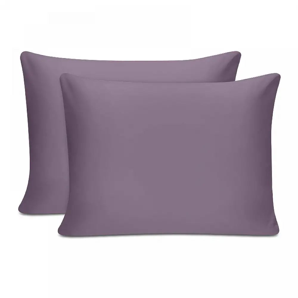 Μαξιλαροθήκες ύπνου Tonne Cotton Box Σετ 2 τμχ χρώμα dusty rose 50x80εκ. | 819TNE16107