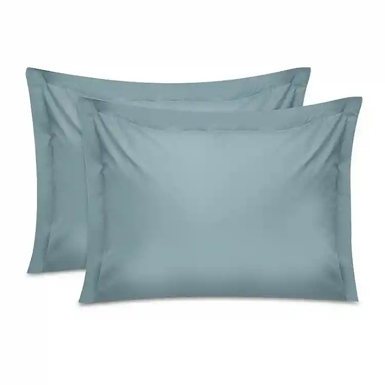Μαξιλαροθήκες ύπνου Tonne Cotton Box Σετ 2 τμχ χρώμα μέντα 50x80+5εκ. | 819TNE17110